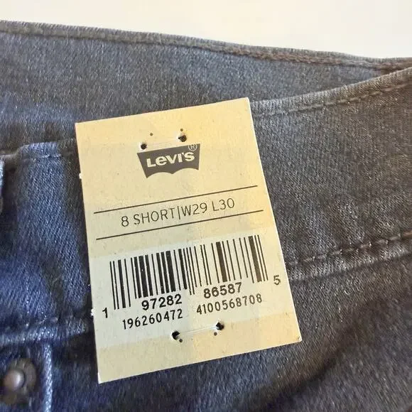 LEVI'S Women's Black 311 Shaping Skinny Jeans Size 8 short 29Wx30L NWT - Picture 5 of 9